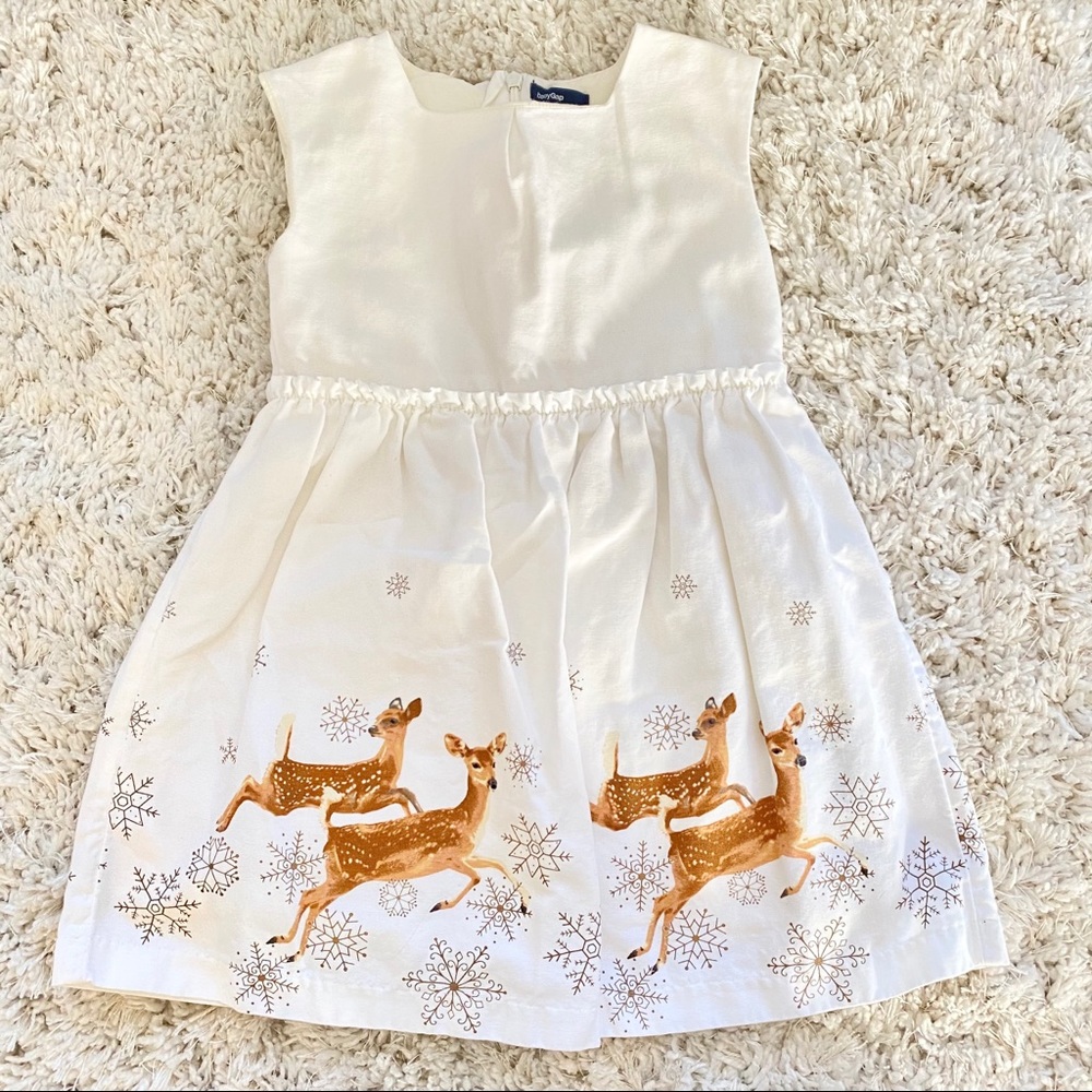 Girl’s Gap Kids Dress Deer Motif